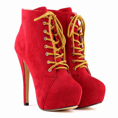 Martin Ankle Boots Super High Heels