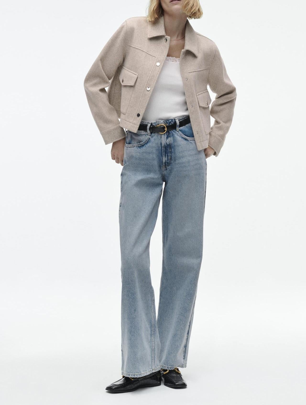 Women's Fashionable Lapel Long Sleeve Soft Jacket