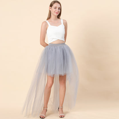 Solid Color Dovetail Tulle Skirt