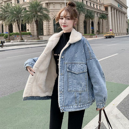 Women's Fashion Loose Casual Cotton-padded Jacket