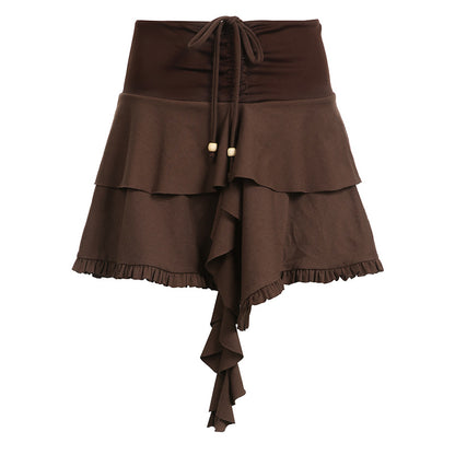Wandering Style Retro High Waist Skirt