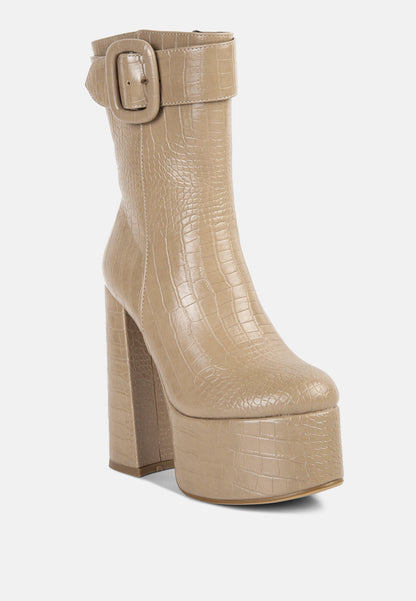 bumpy croc high block heeled chunky ankle boots-12