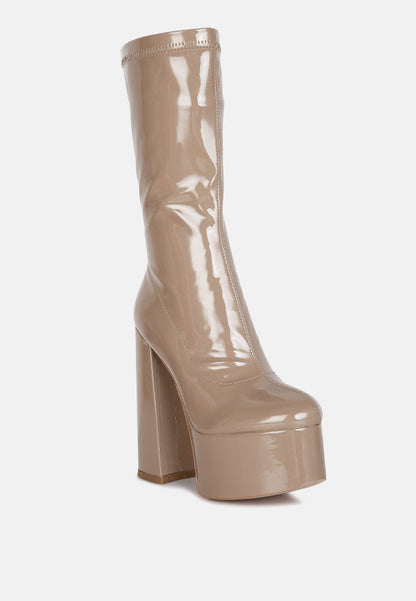 vinkele block heeled ankle boot-1