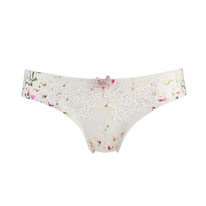 Sunbleached Floral - Silk & Organic Cotton Brief-0