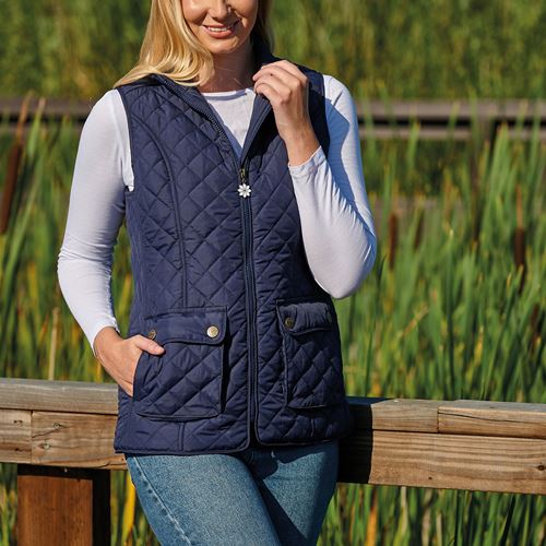 Ladies Champion Banbury Light Weight Quilted Gilet-0