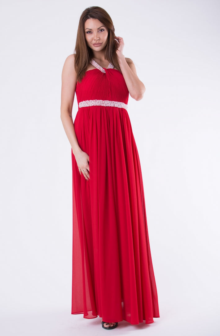 EVA & LOLA DRESS ROYAL RED 58002-2-0