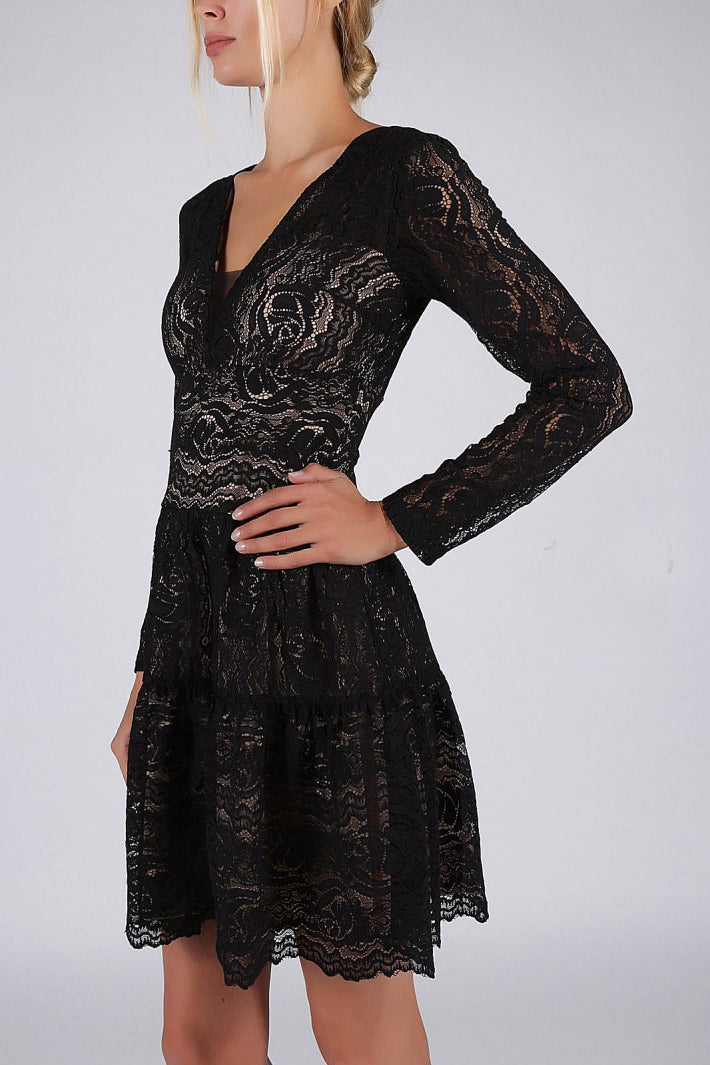 SOKY SOKA  DRESS BLACK 53015-1-1