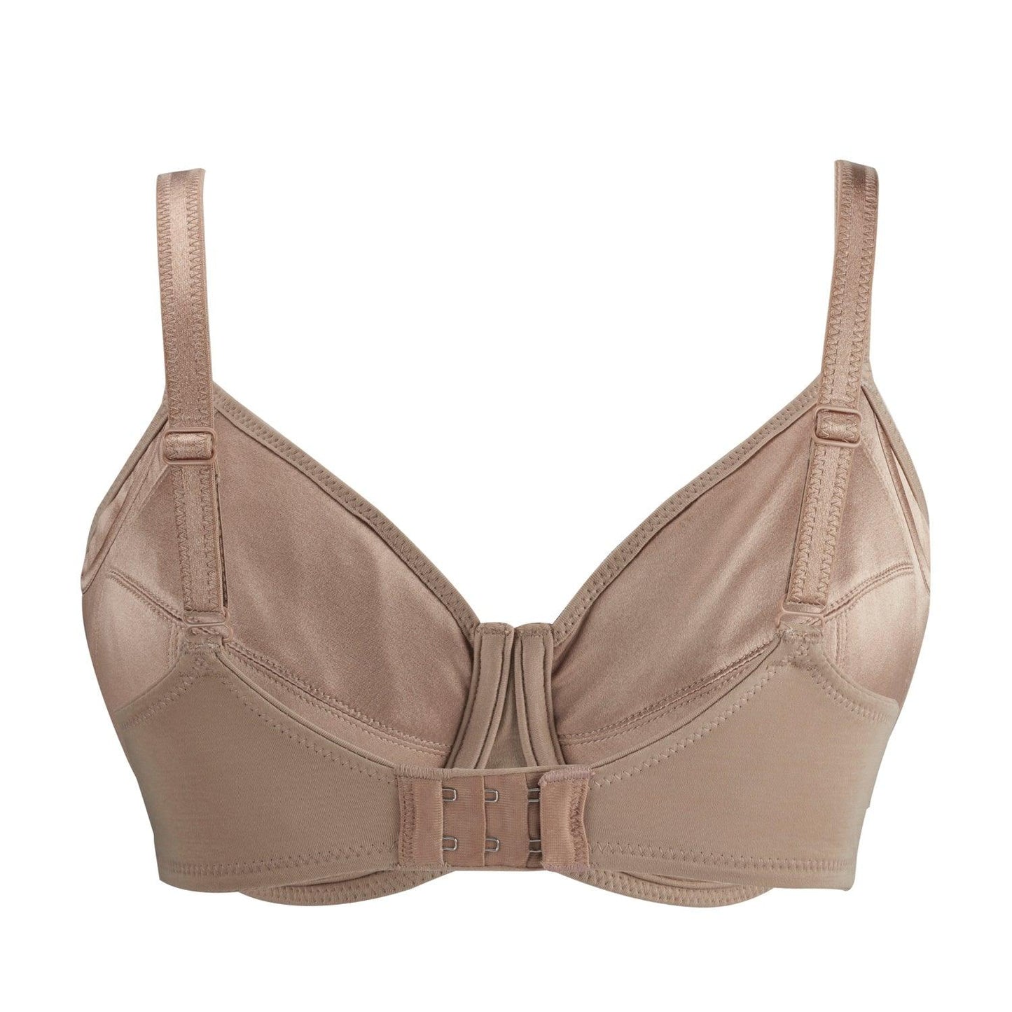 Warm Golden-Underwired Silk & Organic Cotton Full Cup Bra with removable paddings-2