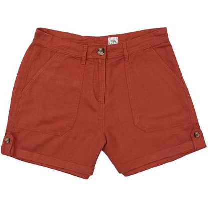 Womens Linen Summer Shorts - 2592-2