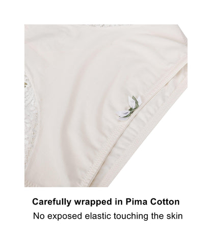 Nova - High Waisted Silk & Organic Cotton Full Brief-2