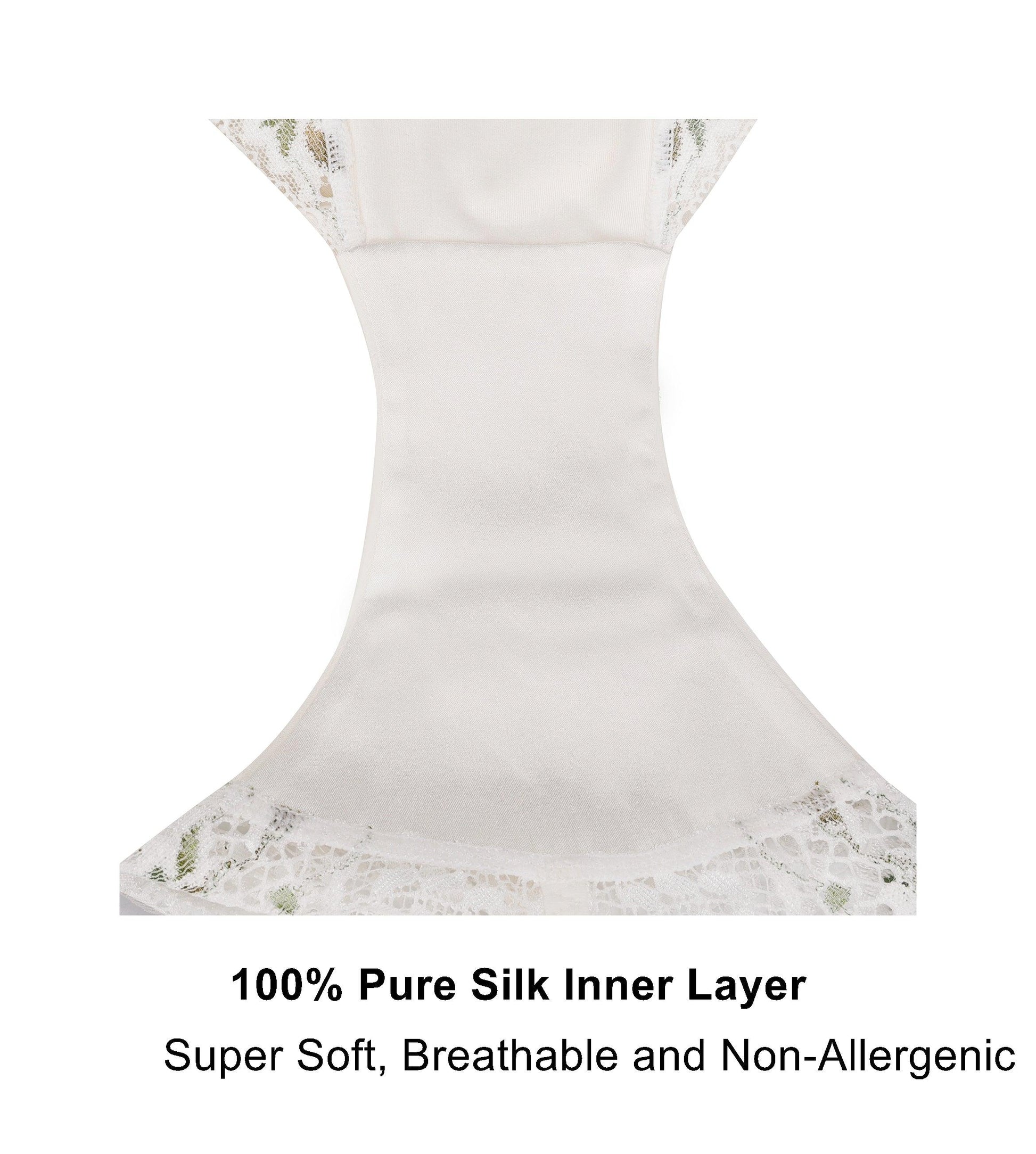 Nova - High Waisted Silk & Organic Cotton Full Brief-4