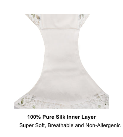 Nova - High Waisted Silk & Organic Cotton Full Brief-4
