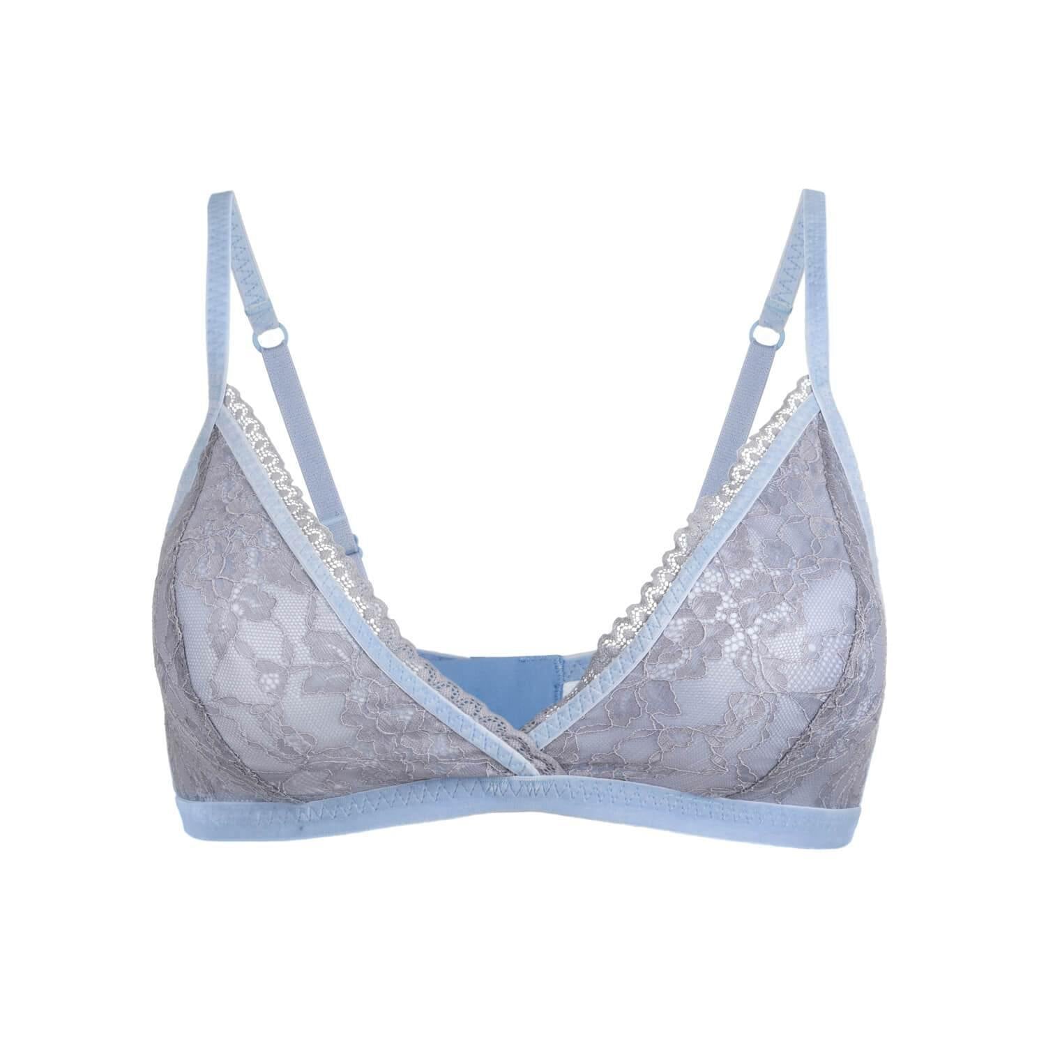 Serenity - Lace Organic Cotton & Silk Bralette-2