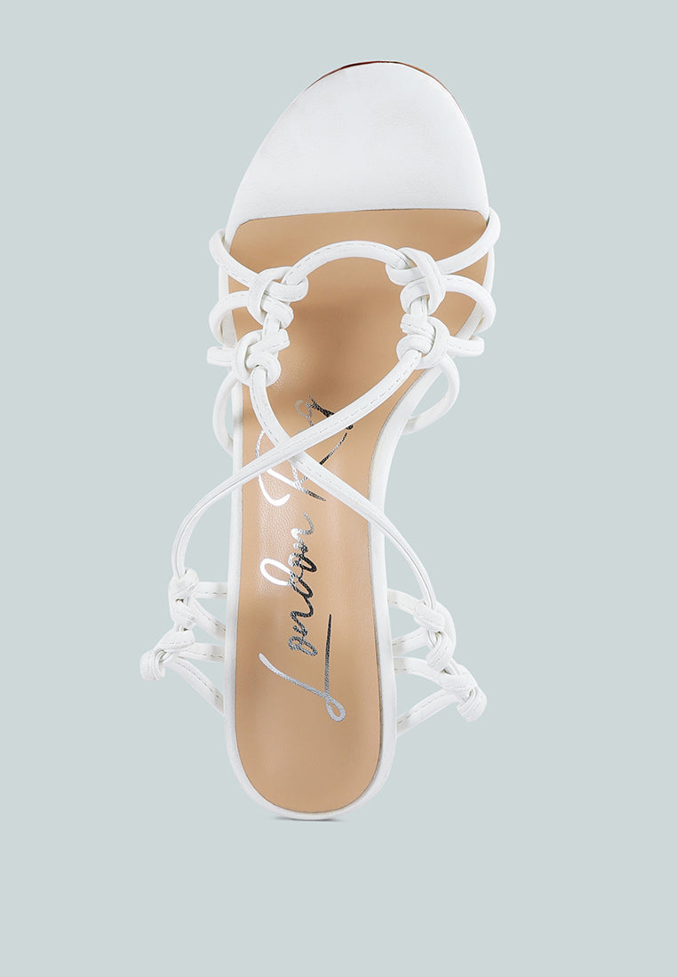 trixy knot lace up high heeled sandal-3