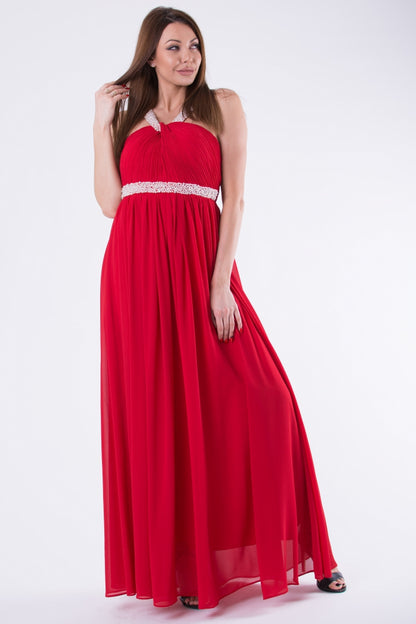EVA & LOLA DRESS ROYAL RED 58002-2-1