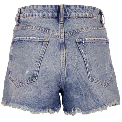 Womens Denim Shorts Hot Pants-2