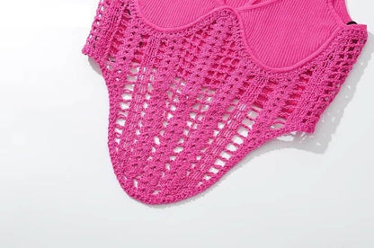 Crochet top corset