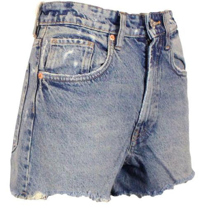 Womens Denim Shorts Hot Pants-1